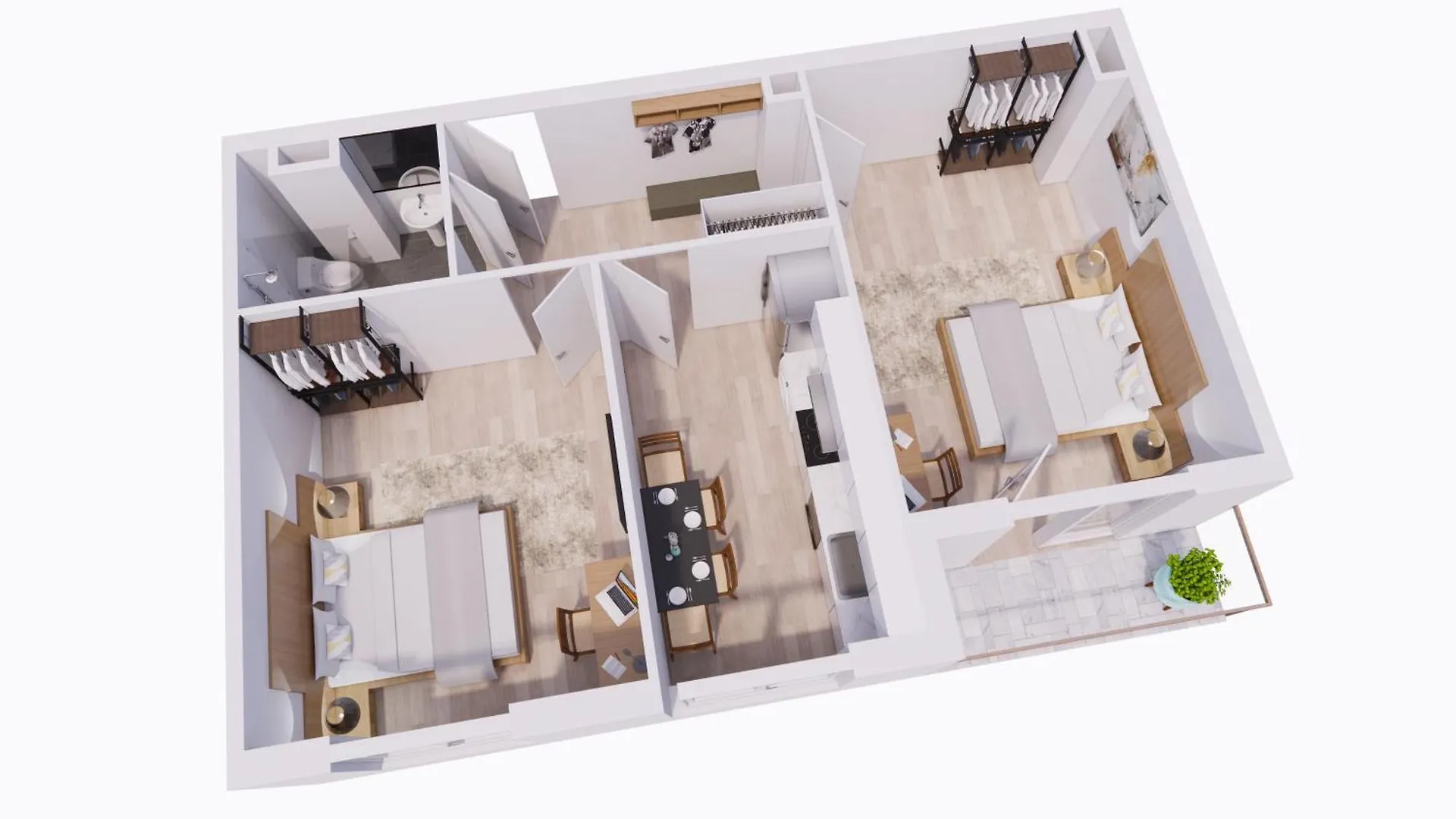 Falk Homes- Luxus Apartments, Ideal Fuer Geschaeftsreisende & Familien - Nahe Messe, Im Zentrum Nuernbergs Mit Balkon, Arbeitsplatz & Parkplatz, Self Check-In Germany